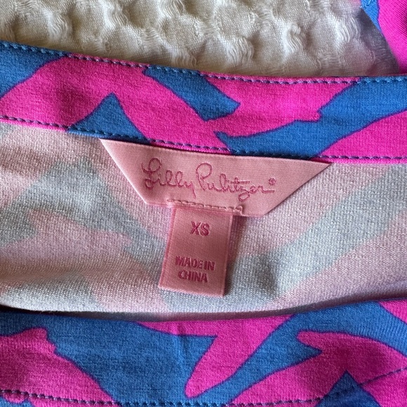 Lilly Pulitzer Vibrant Pink and Blue Dress - Picture 5 of 11